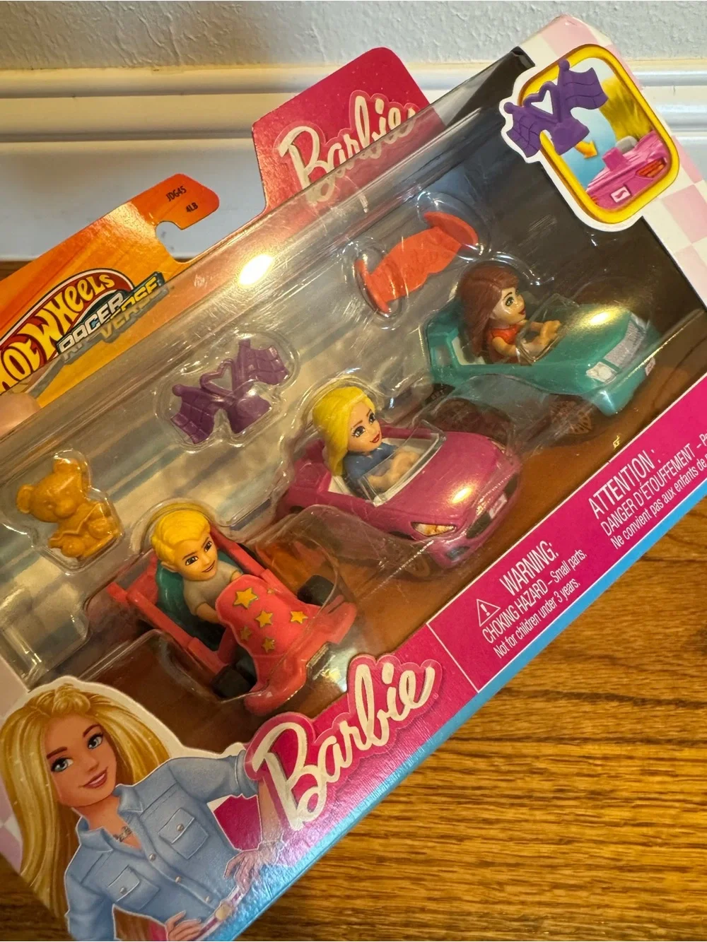 NWT 2025 Hot Wheels Barbie Racerverse cars - Ken, Barbie Malibu, and Teresa